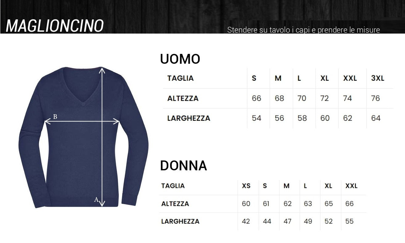 Maglioncino scollo V - Uomo